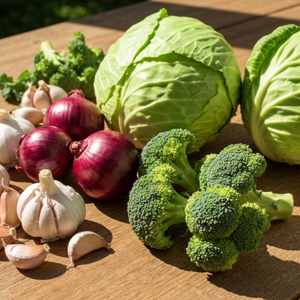 MSM-rich vegetables and foods